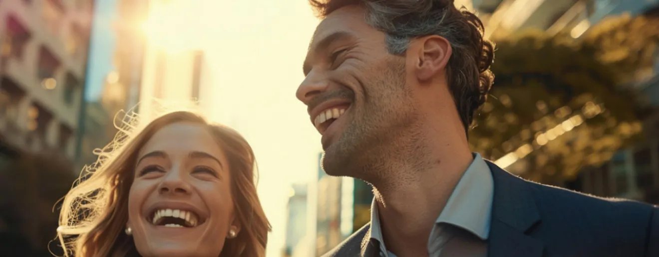 sostenibilidad consorcio - gobernanza, pareja feliz sonriendo