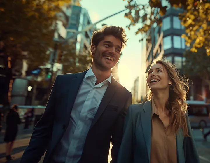 conoce más sobre sostentabilidad consorio, mujer sonriendo mirando hacia arriba