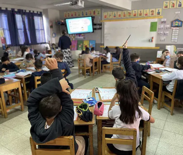 Primera infancia, imagen de niños en sala de clases